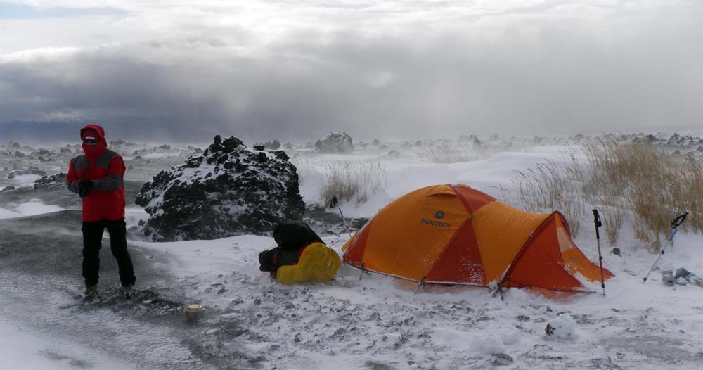 Палатка на Камчатке